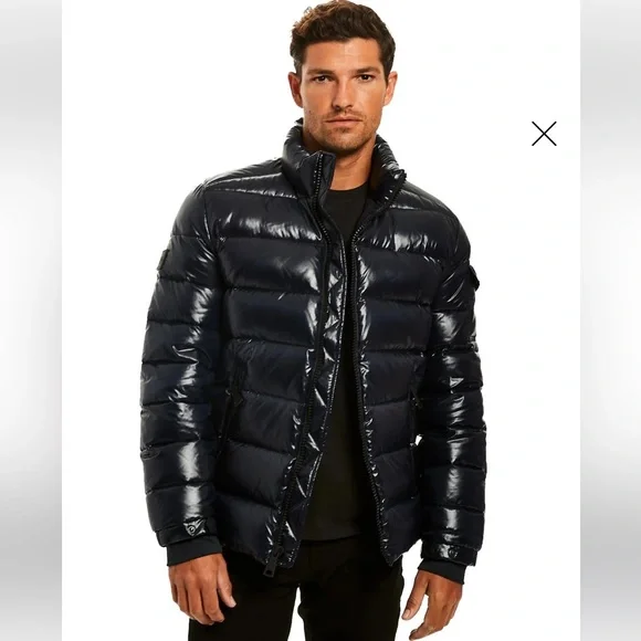 Men's Trail Down Puffer Coat size XXL in Dark Marine Color